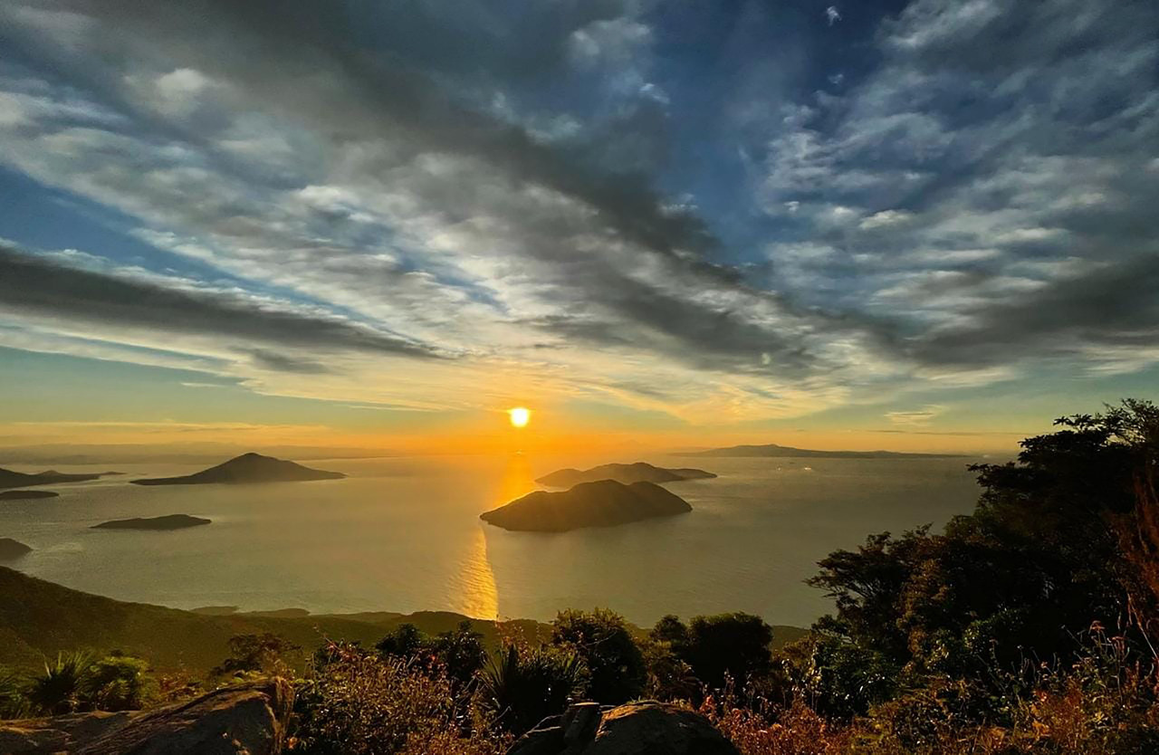 Sunset over the Gulf of Fonseca